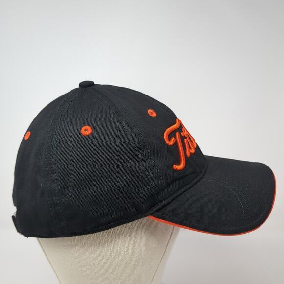 Titleist Slideback Hat Black One Size Embroidered Spell Out New Era - Picture 5 of 9